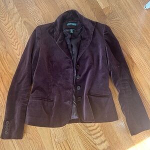 Ralph Lauren velvet jacket